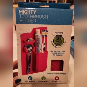Pink Mighty Toothbrush Holder Set